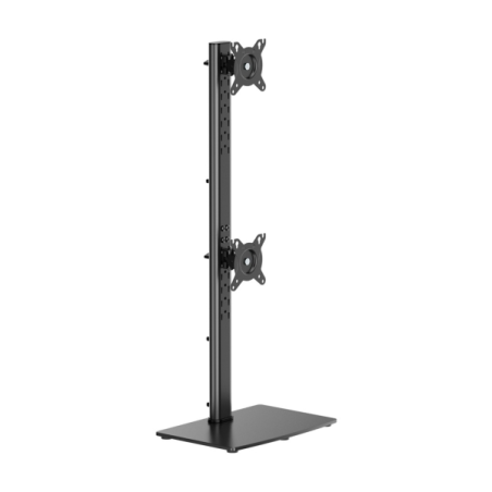 support double moniteur noir inclinable