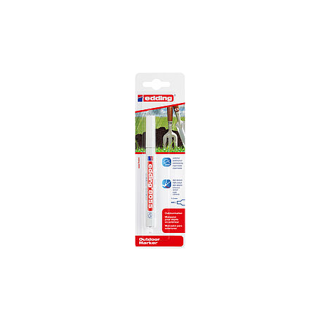 marqueur blanc Edding pour l'extérieur