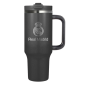 Vaso thermique Real Madrid 1,2L noir avec anse et paille Vaso thermique Real Madrid 1,2L noir avec anse et paille