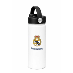 bouteille isotherme Real Madrid noire et blanche
