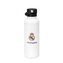 bouteille isotherme noire et blanche Real Madrid