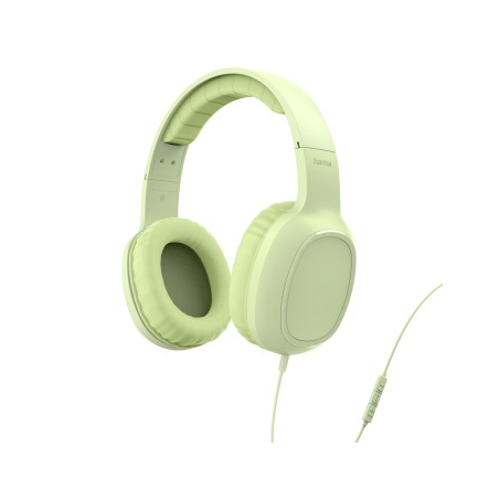 casque vert micro serre-tête