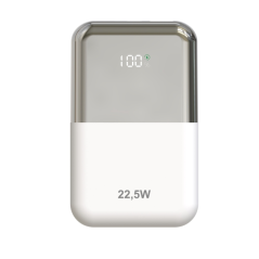 batterie externe blanche Leotec