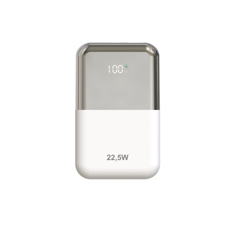 Leotec Batterie externe 10000 mAh PD 20W Blanche