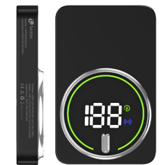 batterie externe noire Leotec