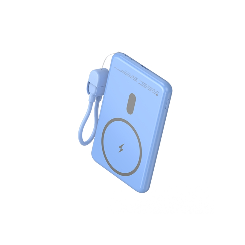 Batterie externe sans fil Leotec 5000 mAh PD 20W Qi 15W bleu Batterie externe sans fil Leotec 5000 mAh PD 20W Qi 15W bleu