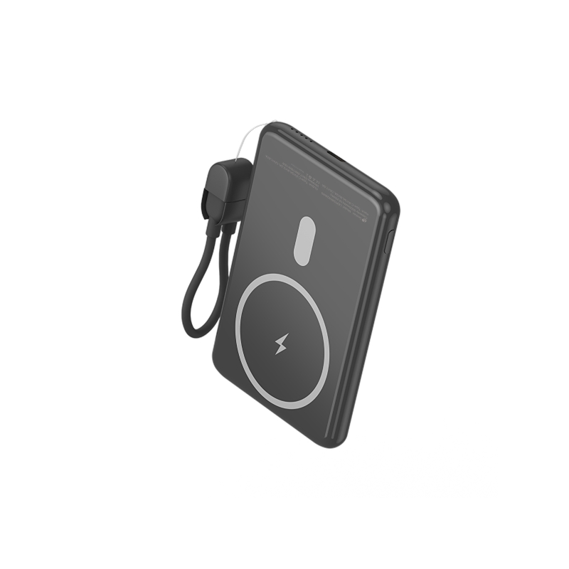 Batterie externe sans fil Leotec 5000 mAh PD 20W Qi 15W Noir Batterie externe sans fil Leotec 5000 mAh PD 20W Qi 15W Noir