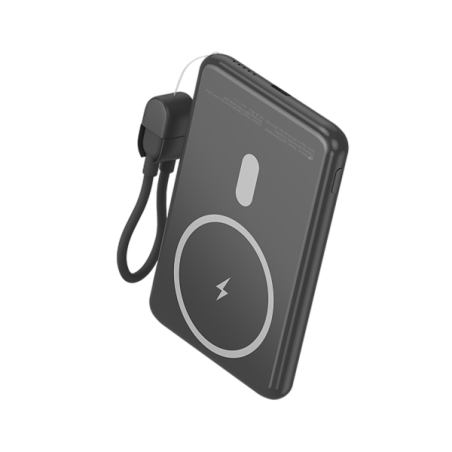 batterie externe noire sans fil