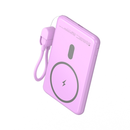 batterie externe rose Leotec