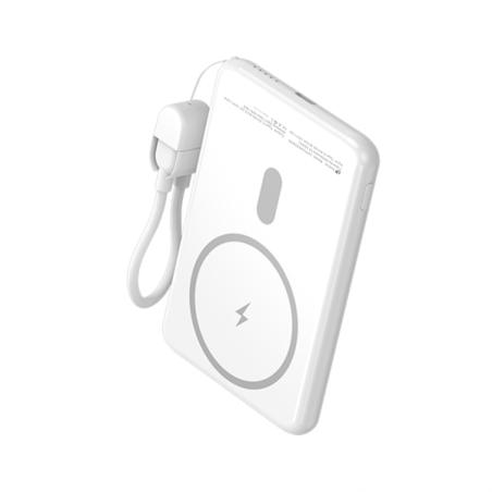 batterie externe blanche sans fil