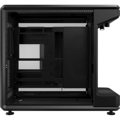boîtier PC noir à façade miroir
