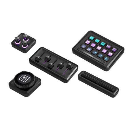 Cooler Master Hub Kit de streaming 3 boutons écran IPS Noir