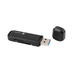 lecteur de cartes USB noir Natec