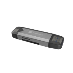 lecteur de cartes gris USB Natec