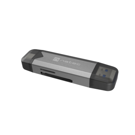lecteur de cartes gris USB Natec