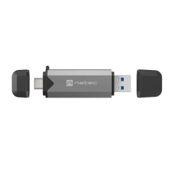 lecteur de cartes gris USB Natec