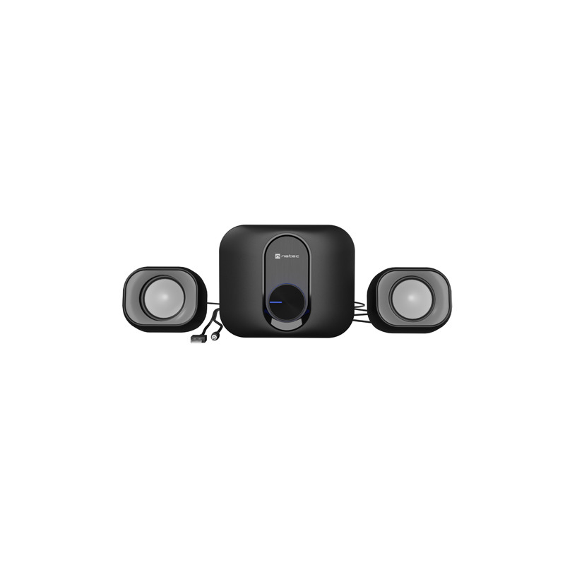 Natec Pug Haut-parleurs 2.1 11W RMS USB Noir Natec Pug Haut-parleurs 2.1 11W RMS USB Noir