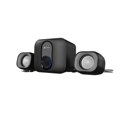 Natec Pug Haut-parleurs 2.1 11W RMS USB Noir