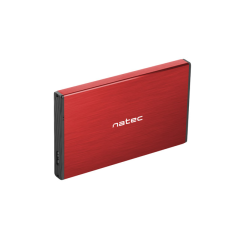 boîtier de disque dur rouge Natec