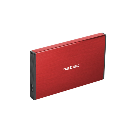 boîtier de disque dur rouge Natec