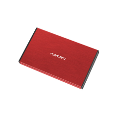 Boîtier externe pour HDD/SSD 2,5" USB 3.0 Natec Rhino GO rouge