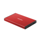Boîtier externe pour HDD/SSD 2,5" USB 3.0 Natec Rhino GO rouge