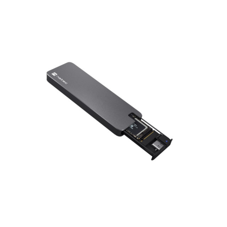 Natec Rhino — boîtier externe pour SSD M.2 NVMe USB-C en aluminium