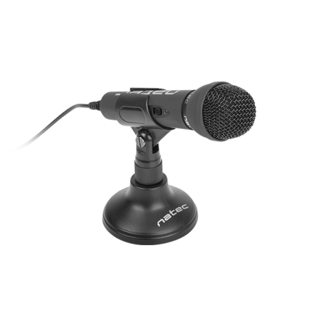 microphone de bureau noir tripode