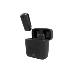 Microphone cravate sans fil USB-C Natec Hopper noir 48 kHz