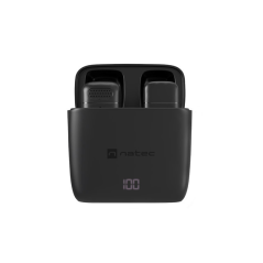 micro-cravate noir avec connecteur Lightning