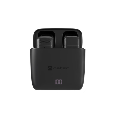 micro-cravate noir avec connecteur Lightning