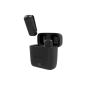 Microphone cravate sans fil Natec Hopper Lightning noir 48 kHz Microphone cravate sans fil Natec Hopper Lightning noir 48 kHz