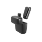 Microphone cravate sans fil Natec Hopper Lightning noir 48 kHz Microphone cravate sans fil Natec Hopper Lightning noir 48 kHz