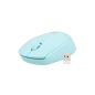 Souris optique sans fil Natec Stork 1600 dpi bleu USB