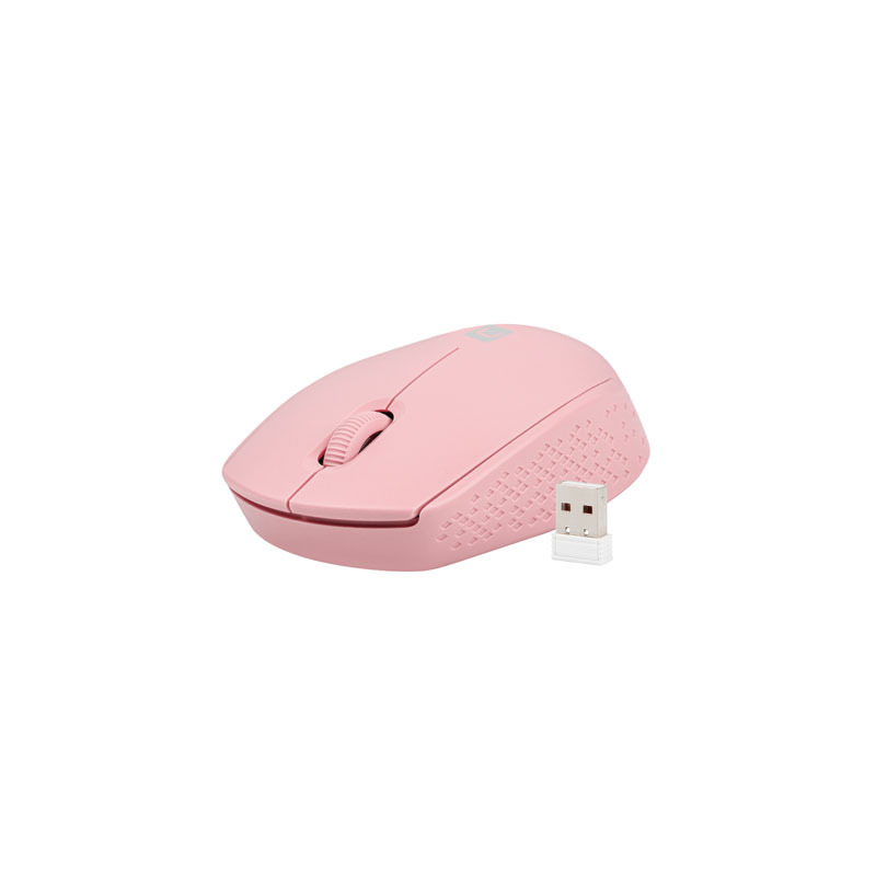 Souris optique sans fil Natec Stork 1600 dpi USB rose Souris optique sans fil Natec Stork 1600 dpi USB rose