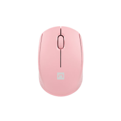 Souris optique sans fil Natec Stork 1600 dpi USB rose