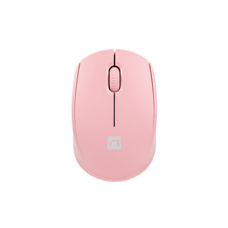Souris optique sans fil Natec Stork 1600 dpi USB rose