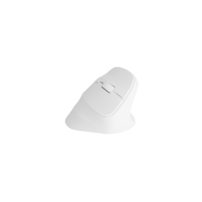 Souris verticale sans fil Natec Crake 2 blanc 2400 dpi Souris verticale sans fil Natec Crake 2 blanc 2400 dpi