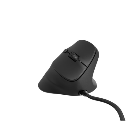 souris verticale noire rétroéclairée