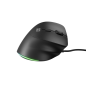 Souris verticale optique Natec Crake 2 Pro 12800 dpi noire Souris verticale optique Natec Crake 2 Pro 12800 dpi noire