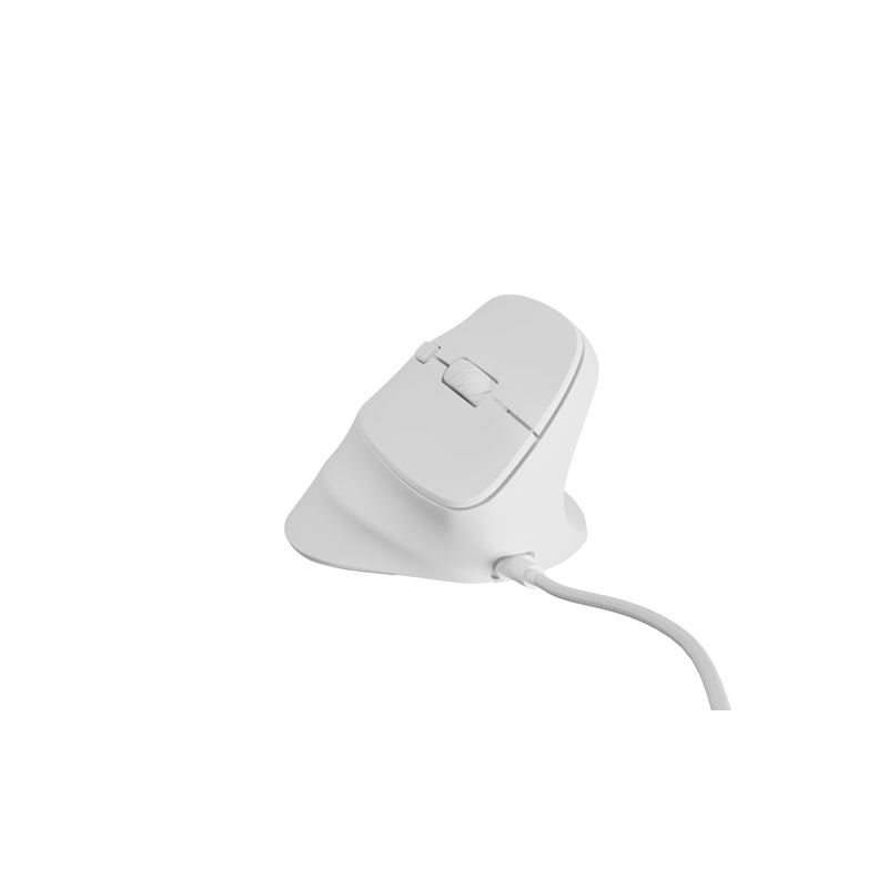 Souris verticale optique Natec Crake 2 Pro 12800 dpi blanche Souris verticale optique Natec Crake 2 Pro 12800 dpi blanche