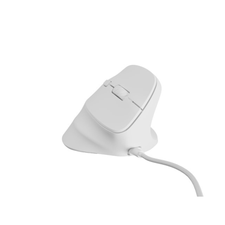 souris verticale blanche rétroéclairée Natec