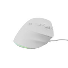 Souris verticale optique Natec Crake 2 Pro 12800 dpi blanche