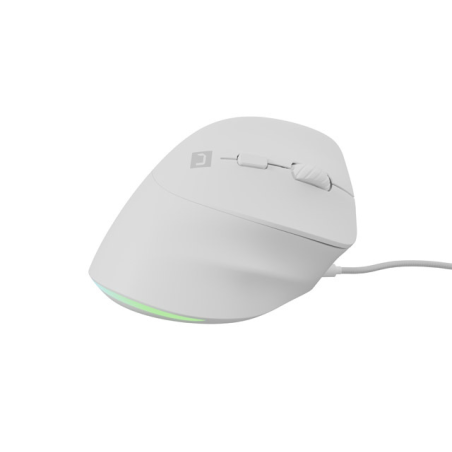 Souris verticale optique Natec Crake 2 Pro 12800 dpi blanche