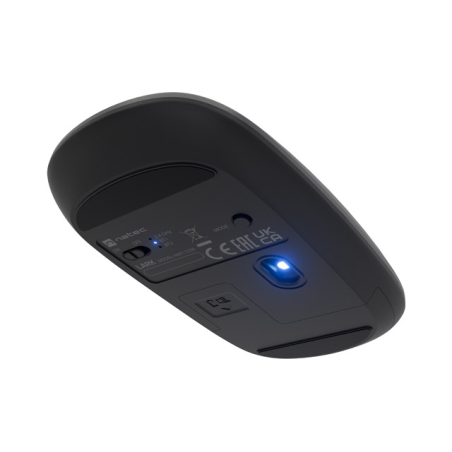 Souris sans fil Natec Lark Bluetooth 2,4GHz 4000 dpi noir