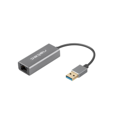 Adaptateur Ethernet USB 3.0 vers RJ45 1 Gb Natec Cricket gris