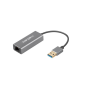 Adaptateur Ethernet USB 3.0 vers RJ45 1 Gb Natec Cricket gris Adaptateur Ethernet USB 3.0 vers RJ45 1 Gb Natec Cricket gris