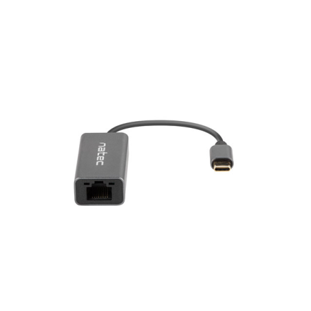 Adaptateur Ethernet USB-C 3.1 vers RJ45 1Gb Natec gris