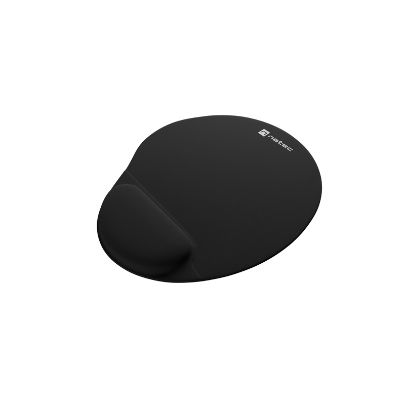 Tapis de souris avec repose-poignet en gel Natec Marmot noir