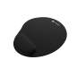 Tapis de souris avec repose-poignet en gel Natec Marmot noir